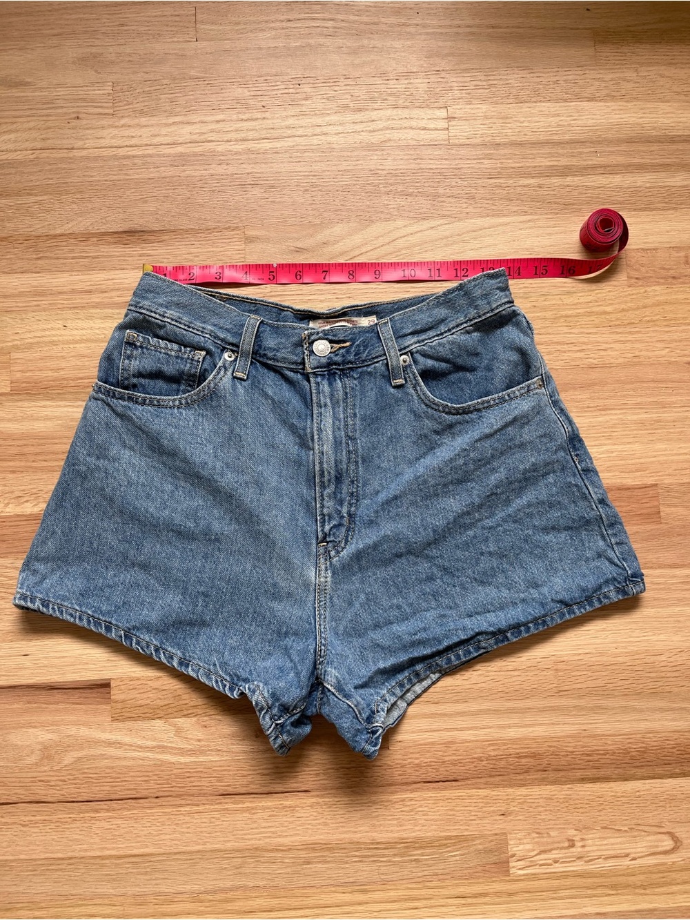 Levi's Mom High-Waist Blue Denim Women’s Shorts